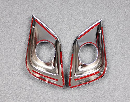 Fit For Nissan Murano 2015 2016 2017 2018 Chrome Front Fog Light Lamp Cover Trim Trims Abs