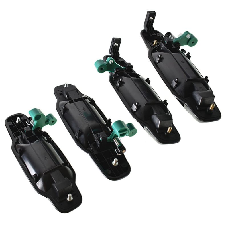 4 Pieces Exterior Outside Outer Door Handle Front Rear Left Right Side Replacement For 2003-2009 Kia Sorento Ex Sport Utility