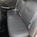 Hecasa Grey Synthetic Leather Seat Covers Set Compatible With 2010-2015 Toyota Prius