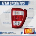 Auto Dynasty Rear Tail Light Assembly For 2021-2023 Ford F-150 Fits Xl Xlt Models W O Blind Spot Detection With Reverse Brake