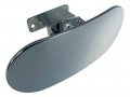 Pactrade Marine Boat Ski Wide Oval Convex Mirror Tinted Shatter Proof Chrome Plated Steel Deck Windshield Mounted Dash 