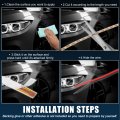 Uxcell 4pcs 53 1 Inch Led Strip Light Decoration Cuttable Waterproof Red Still For Car Truck Cargo Trailer Rv Motorcycle Marine