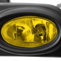 Auto Dynasty Compatible With 06-08 Honda Civic 8th Gen 4-door Pair Of Amber Lens Oe Style Driving Fog Light Wire Switch