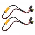 O-nex H8 H11 Led Load Resistor Kit 50w 8ohm Headlight Bulb Relay Harness Adapter Anti Flicker Error Decoder Warning Canceller 