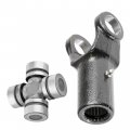 Caltric Front Drive Propeller Shaft Yoke With U-joint Compatible Polaris 159-0483