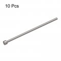 Uxcell Straight Ejector Pins 3 5mm 9 64 Dia 65mn Steel Round Tip Punch 100mm 4 Long For Mechanical Maintenance 10pcs
