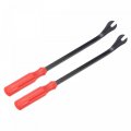 8 Inch All-purpose Black Oxide Manganese Steel Fastener Remover Clip Removal Tool With Red Plastic Handle For Window Door Panel 