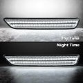 G-plus White Led Strip Front Fender Lamp Side Marker Light With Bulbs Compatible Ford Mustang 2010-2014 Ar3z-15a201-a