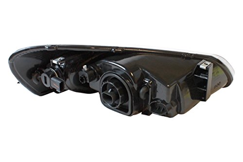 Left Headlight Assembly For 2003 To 2006 Dodge Stratus Coupe Led Light Source With High Beam And Bulbs Included Clear Lens Part