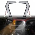 Sautvs Led Turn Signal Fang Lights For Polaris General Xp 1000 Grille Accent Signature Grill Lamps Compatible With 4 Xp4 