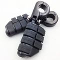 Hk Moto- Front P-clamps 1 2 Foot Pegs For Suzuki Vl Vz M800 C800 M109r M90 S50 C90