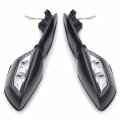 Httmt- Carbon Fiber Style Led Turn Signals Rearview Mirrors Compatible With 2016-2021 Kawasak Ninja Zx10r P N Mt252-039-cn