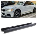 Side Skirt Extensions Rocker Panels Guard For 2012-2018 Bmw F30 F31 320i 328i 330i 340i 330e Sedan Wagon-1 Pair F80 M3 Style 