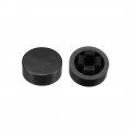 Uxcell 20pcs Tactile Push Button Switch Caps 8x4mm For 6x6x7 3mm Micro Black