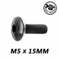 Autobahn88 Motorcycle Windscreen Bolt Dress-up Kit Compatible With Honda Cbr500r 2013-2015 Black Set Of 8