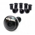 Autobahn88 Motorcycle Windscreen Bolt Dress-up Kit Compatible With Honda Cbr500r 2013-2015 Black Set Of 8