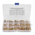 450pcs Knurled Nuts M2 M3 M4 Blind Hole Brass Molded In Insert Embedded Fastening Accessories For 3d Printer Wood Nut Furniture