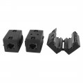 Uxcell 3 Pcs Black Uf100 10mm Dia Cord Ferrite Core Noise Suppressor Filter 