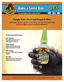 Gorilla 7600101-6 Super Glue Gel 6 Pack 15 G 