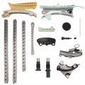 Mayasaf Engine Timing Chain Kit With Original Equipment Replacement Chains Cassettes And Tensioners For Select Ford Mazda 