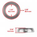 Caltric Muffler Silencer Gasket Compatible With Yamaha Viking Vi Yxc700 4x4 Eps 2015-2021