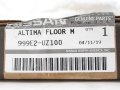Altima Floor Mats Black 13 5 In 999e2-uz100 Carpet Passenger Car Direct Replacement
