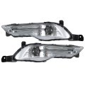 Front Fog Light Assembly Pair With Bulbs For Explorer Fusion 2017 2018 Driver And Passenger Side Replacement Hs73 15a254 Db