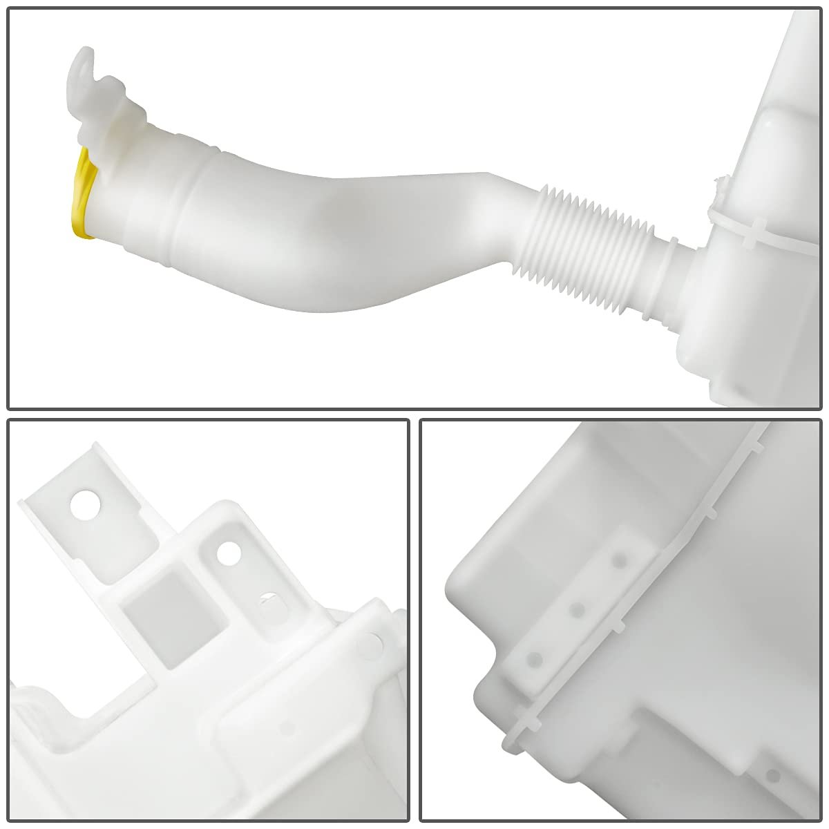Auto Dynasty Su1288103 Factory Style Car Windshield Washer Reservoir Tank Cap Filler Tube Fluid Pump For Subaru Forester 09-13