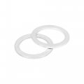 X Autohaux 10pcs M18 Silver Tone Car Oil Drain Plug Gaskets Replacement For Porsche 900-123-106-30