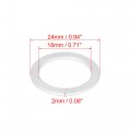 X Autohaux 10pcs M18 Silver Tone Car Oil Drain Plug Gaskets Replacement For Porsche 900-123-106-30