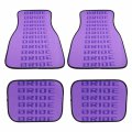 Universal Jdm Bride Purple Racing Fabric Floor Mats Interior Carpets 4pcs 