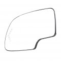 Driver Side Mirror Glass Smooth Heated Turn Signal Replacement For 2003-2006 Cadillac Escalade Esv Ext Chrome