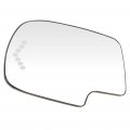 Ocpty Driver Side Mirror Glass Smooth Heated Turn Signal Replacement For 2003-2006 Cadillac Escalade Esv Ext Chrome
