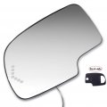 Driver Side Mirror Glass Smooth Heated Turn Signal Replacement For 2003-2006 Cadillac Escalade Esv Ext Chrome