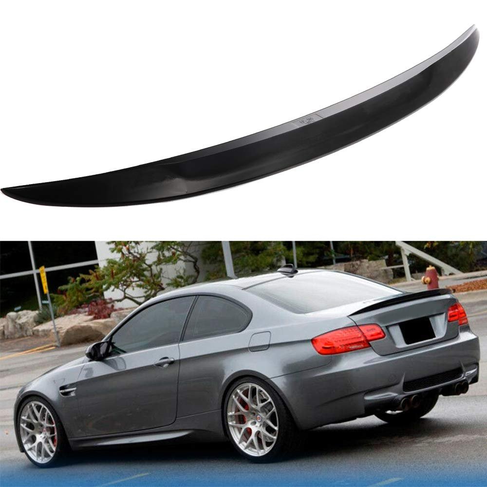 Rear Trunk Spoiler Wing For Bmw E92 2007 2013 Matte Black Abs Adjustable Racing 325i 328i 335i M3 2 Door Convertibles
