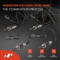 A-premium O2 Oxygen Sensor Compatible With Infiniti Q70 Q70l 2015 2016 2017 2018 2019 5 6l Upstream And Downstream 4-pc Set
