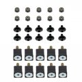 United Pacific 21039b 2003 Volvo Vnl Grill Screw Set Black 