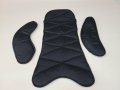 Go Kart-flat Track-dirt Racing -seat Pad Arm Pieces Adult Size- Fits Seats Xxl And Xxxl -all Black 
