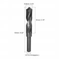 Uxcell Reduced Shank Drill Bit 18 5mm High Speed Steel Hss 9341 Black Oxide With 1 2 Inch Straight