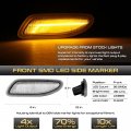 Front Amber Led Side Marker Reflector Lamps For 2001-2007 C Class C230 C240 C320 W203 Mercedes Benz Clear Lens Left Driver