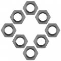 Caltric 8x Rear Wheel Lug Nut Compatible With Polaris Magnum 425 2x4 4x4 6x6 1995 1996 1997 1 2-20