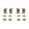 Disc Brake Hardware Set For Mitsubishi Mirage 1991 To 2000 Front Axle Alx Pau Df 340 72002 Cla2 Replacement Part Black Standard 
