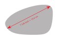 Heated Mirror Glass With Back Plate For 2017 2022 Porsche Panamera Driver Side View Left Lh 7 5 8 In Diagonal Measure Clear