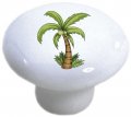 Palm Tree With Grass Ceramic Cabinet Drawer Knob Set Of 4 Knobs 