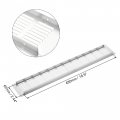 Uxcell Rectangle Shape Ventilation Grille Aluminum Alloy Louvered Air Vent 19 69 X 3 15 Inch For Wardrobe Cupboards