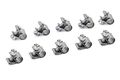 Hps Fic-6x10 Stainless Steel Fuel Injection Hose Clamps 1 4 5 16 Pack Of 10