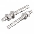 M12x100mm 304 Stainless Steel Expansion Bolt Screw For Concrete 5pcs 