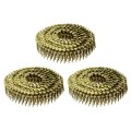 1200 Count Siding Nails 1 X 0 083 15-degree Ring Shank Full Round Head Collated Wire Coil For Lath And Sheathing Materials 