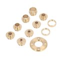 Brass Router Template Guides Set 11pcs Bushing For Woodworking Various Sizes Multiple