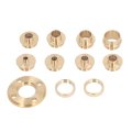 Brass Router Template Guides Set 11pcs Bushing For Woodworking Various Sizes Multiple